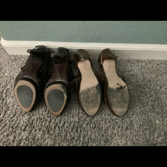 2/$13 brown &bronze heels-paprika Michael Antonio - Picture 2 of 7